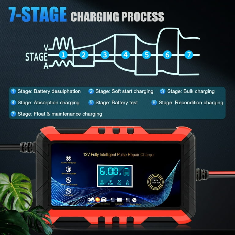 4 stage battery sale charger