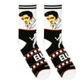 thumbnail image 6 of Cool Socks Elvis Presley Novelty Crew Socks Official Licensed King of Rock Design Unisex Large Soft, 6 of 6