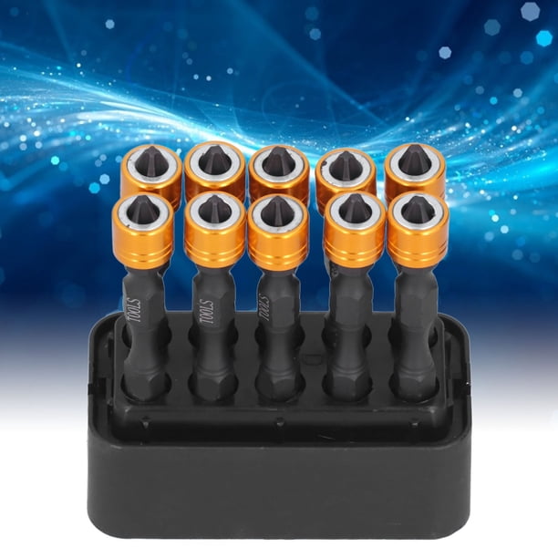 Punta De Destornillador Magnético, Hexagonal De 1/4 Pulgadas, Puntas De Destornillador De Doble Cabeza Tratadas Térmicamente, 10 Piezas Para Taladros Inalámbricos