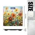 thumbnail image 2 of High Precision Body Weight Scale Smart Bathroom Scales with Large LCD Display(400lbs),Decorative for Bedroom-Field Full Of Colorful Wild Flowers, 2 of 4