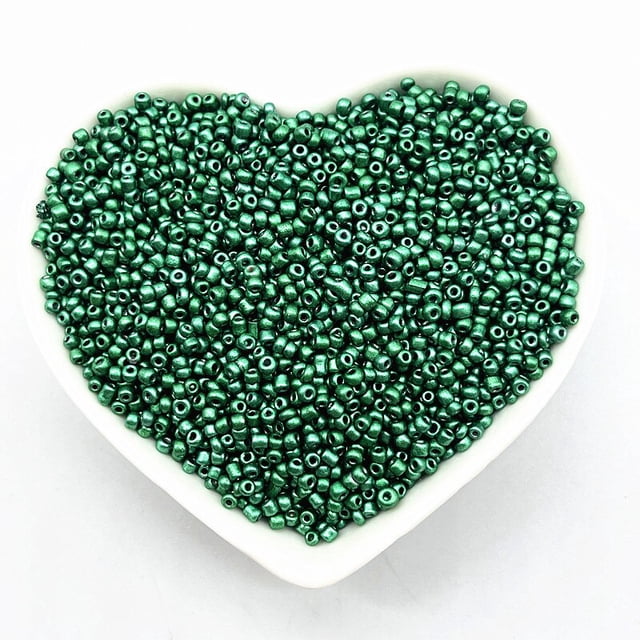 Cuentas de cristal checo para fabricación de joyas, abalorios de 15g, 2mm, 3mm, 4mm, efecto de la laca para hornear
