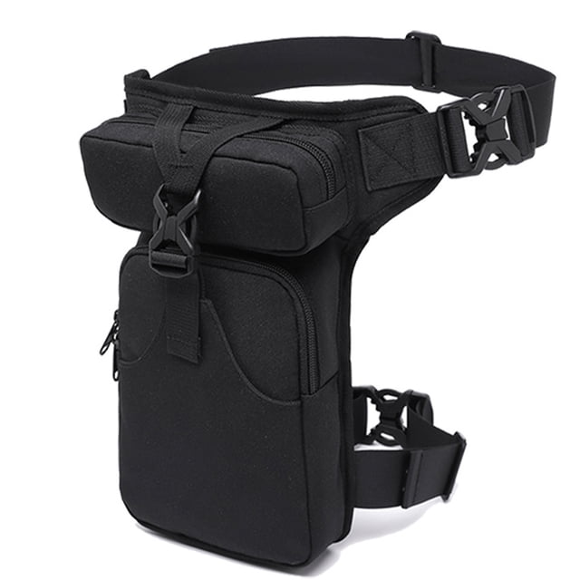 Pochette de Jambe, Nylon de Qualité Militaire Extensible Grande Capacité pour Activités Extérieures