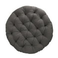 thumbnail image 4 of Sorra Home  Velvet Papasan Cushion 48 x 48 x 4 - Steel Grey, 4 of 5
