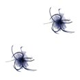 thumbnail image 3 of QualitChoice Maille Fascinator Femmes Coiffure Photographie Accessoires Prom Maquillage Performance Réglable Cosplay Partie Coiffure Bleu Marine 2PCS, 3 of 6