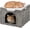 Gray, variant on Cat House for Indoor Cat, Small Cat Houses Handwoven PE Rattan Kitten Cave, Pet Kitten Bed Covered, One Bed Pad, 13 x 13 x 13.7 Inches, Foldable Hideaway in Living Room Gray