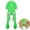 Green, variant on Men Weomen Funny Squid Hat Adult Novelty Octopus Critter Hat Party Costume Accessory Cap Fashion Winter Fall Beanies