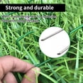 thumbnail image 3 of Zhuge Se utiliza para césped artificial en forma de U de 6 pulgadas, de color verde, galvanizado, resistente, para jardín (verde, 100 piezas), 3 of 4