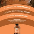 Natures Craft Thyroid Support Vegan Iodine, MyoInositol, Selenium, Stinging Nettle Supplement