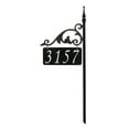 thumbnail image 5 of Address America USA Handcrafted Annandale Double-Sided Reflective Address Sign - 30" Pole, 5 of 8