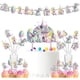 thumbnail image 1 of Kit de decoración para fiesta temática de dragón DazzleDaisy para baby shower, 35 piezas, 1 of 6
