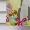 thumbnail image 4 of Carolines Treasures BB6054CHF Easter Eggs Miniature Schanuzer Salt & Pepper Flag Canvas House Size, 4 of 4