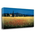 thumbnail image 2 of Tangletown Fine Art 'Tuscan Panorama - Poppies' Graphic Art Print on Wrapped Canvas, 2 of 2
