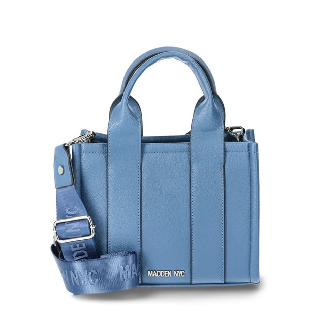 Madden NYC Women's Double Handle Tote with Crossbody Strap