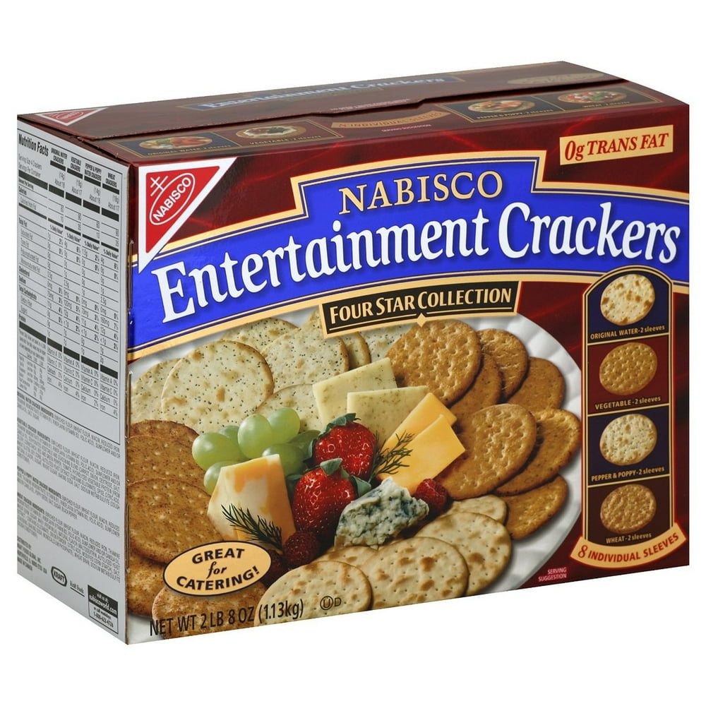 4 PACKS Nabisco Entertainment Crackers, 40 Ounce
