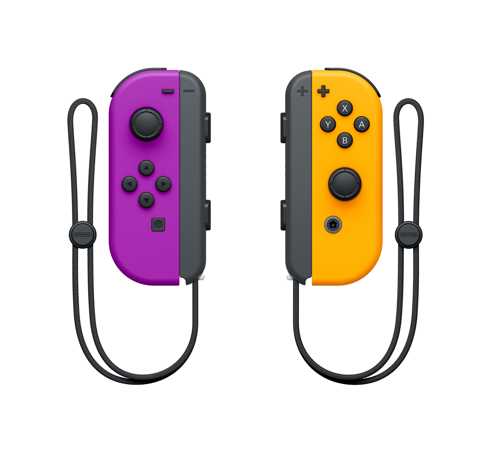 Nintendo Switch Joy-Con Pair, Neon Purple and Neon Orange - image 2 of 7