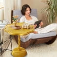 thumbnail image 4 of CNKOO Mobile Small Table Simples Household Small Round Table Lights Luxury Small Coffee Table Corner Table Bedroom, 4 of 6