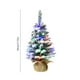 thumbnail image 3 of Árbol de Navidad de mesa con luces, 45 cm, verde, artificial, mini árbol para escritorio, decoración de fiestas navideñas en interiores, 1 unidad Rkxzt, 3 of 7