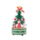 thumbnail image 1 of Adornos NavideñOs Caja de MúSica Giratoria de Madera de Navidad Forma de áRbol de Navidad DecoracióN de Fiesta en Casa Adorno Verde, 1 of 7
