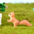 thumbnail image 7 of 4Pcs Mini Squirrel Animal Figurine DIY Miniature Fairy Garden Bonsai Ornament, 7 of 7