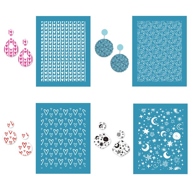 Uposao Silkscreen Stencil Reusable Selfadhesive Silk Screen Printing