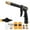 1X Water Gun, 5X Connectors, 1X Foam Pot Set, variant on Garden Hose Nozzle, Soap Dispenser & Quick Connectors, Sprinklers for Yard, Plastic High Pressure Washer, Water Hose Nozzle Sprayer Heavy Duty, Spray Nozzle for Outdoor Car Washing Plant Watering A