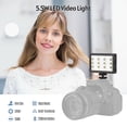 thumbnail image 3 of Luz LED Mcoplus LUX-1600 para video, 16 LEDS, 5500K CRI95+, ajuste de brillo, 3 filtros de color, batería recargable 2200mAh, compatible con cámaras y teléfonos. ¡Perfecta para iluminación, 3 of 6