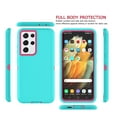 thumbnail image 3 of Galaxy S21 Ultra 5G Case, Sturdy Case for Samsung Galaxy S21+ 5G 6.8", Tekcoo Full-Body Shockproof Protection Heavy Duty Armor Hard Plastic & Shock Absorption Rubber Rugged Bumper 3-in-1 Case, 3 of 8