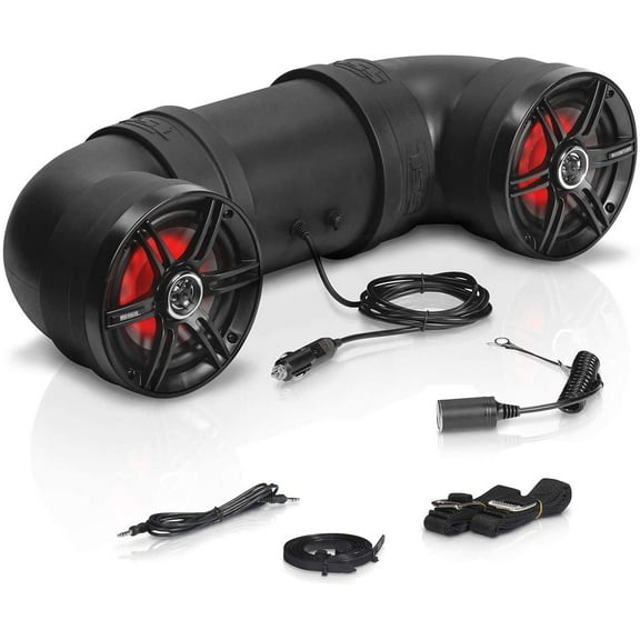 SOUNDSTORM BTB6L 6.5" 450W Bluetooth Amplified Marine UTV ATV Speaker System