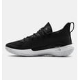 thumbnail image 2 of Under Armour Men's Team Curry 7 Basketball Shoes, Black, 7.5 D(M) US, 2 of 4