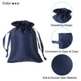 thumbnail image 3 of REGALWOVEN Satin Bags with Drawstring, Wedding Favor Bag for Party, Jewelry Pouch Rose Red, Blue, Dark Blue, 3 of 6