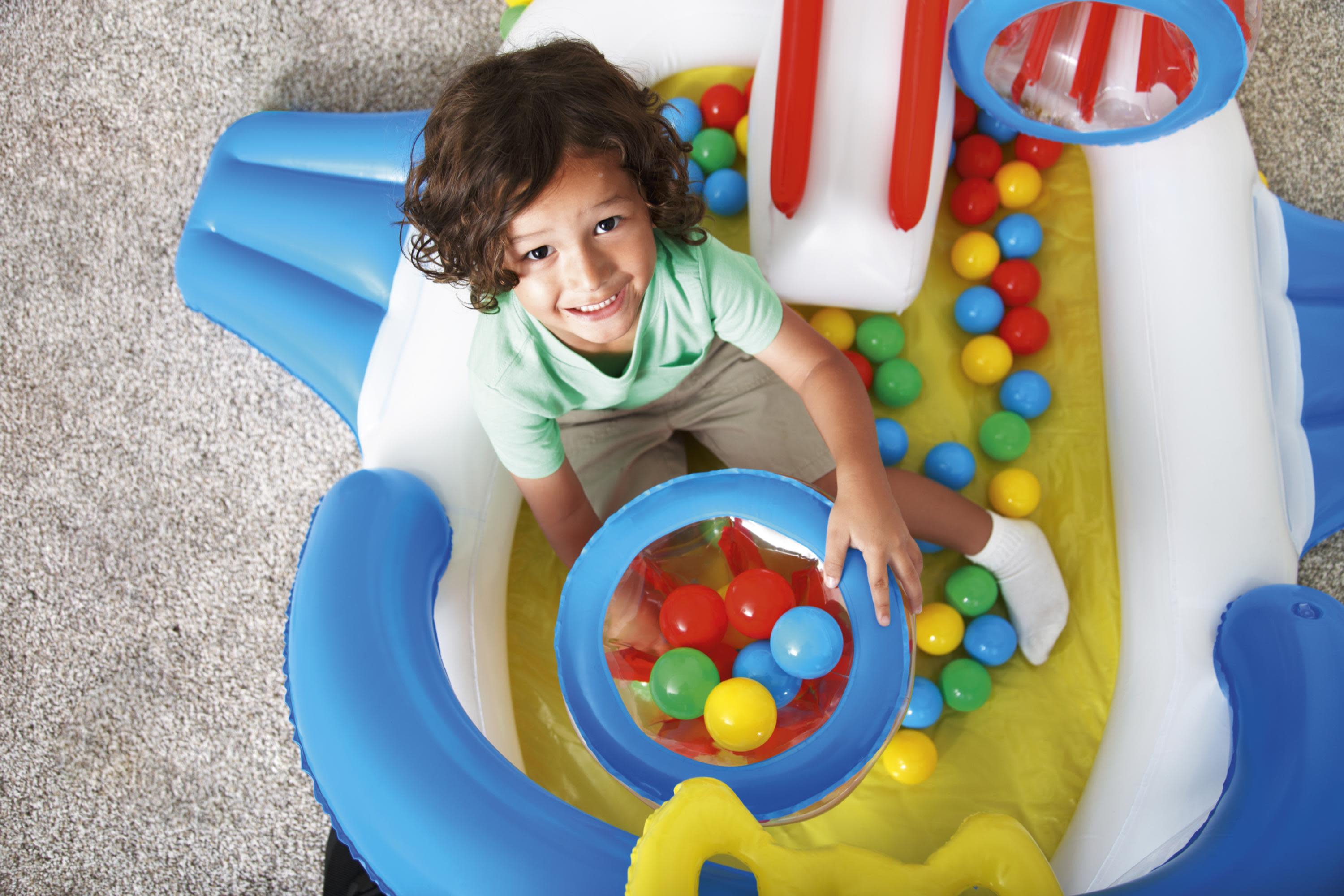 Fisher-Price Little People Airplane Ball Pit Set for Kids Ages 2+ - image 4 of 8