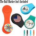 thumbnail image 3 of Golf Cap Clip Ball Marker Holder, Upgraded Silicone Strap, Pocket Cap Edge Strong Magnetic, 3 of 5