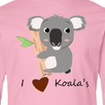 thumbnail image 4 of Inktastic I Heart Koalas Long Sleeve Youth T-Shirt, 4 of 5