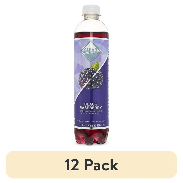 Clear American Black Raspberry Sparkling Water, 12 Pack photo 1
