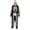 Skeleton With Back Print, variant on #FollowMe Skeleton Adult  Halloween / Onesie / Pajamas (Pumpkin, Small)
