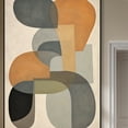 thumbnail image 3 of Ricole Modern Abstract Geometric Canvas Wall Art by Art Remedy, Black Floater Frame, 54"x36", 3 of 7