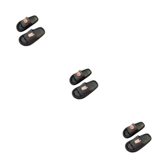 Qarigey Zapatillas de moda para hombre, ligeras y cómodas, suaves, gruesas, con plataforma inferior, zapatillas con punta abierta, punta Type1 NO1