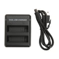 thumbnail image 1 of Cargador de batería Ormromra para cámara CHG‑USB‑AHDBT401 USB Doble Canal, 1 of 8