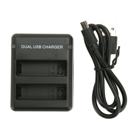 Image of Camera Battery Charger Dual Channel USB Camera Battery Charger with Indicator Light