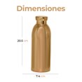 thumbnail image 4 of Termo para Cafe y Agua de Acero Inoxidable con Tapa Hermetica para Frio y Caliente Acabado Cromado 500ml Oro Rosa GAON, 4 of 9
