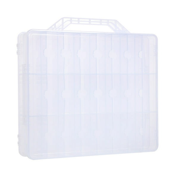 Universal Clear Nail Polish Organizer Holder Case for 48 Bottles
