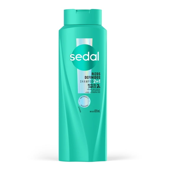 Shampoo Sedal rizos definidos 2 en 1 de 620 ml