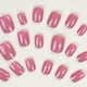 thumbnail image 2 of 24 pcs/box Cute and Glossy Pink Press On Nails for Women - Reusable and Easy to Apply - Includes Nail File for a Perfect Finish, 2 of 4