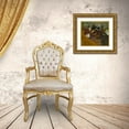 thumbnail image 3 of Toulouse-Lautrec, Henri de  22x20 Gold Ornate Wood Framed with Double Matting Museum Art Print Titled - At the Moulin Rouge, 3 of 4