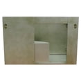 thumbnail image 5 of Bellaterra Home 36" Single wall mount vanity in Linen Brown finish - cabinet only, 5 of 9