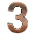 thumbnail image 2 of Bronce 5 Cm Puerta Número Habitación Dirección Dirección Oficina Hogar Casa Decorativo Tabulaciones - #3 Sunnimix Letra de bricolaje de dígitos de placa de puerta, 2 of 7