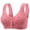 A-Hot Pink, variant on Women's Plus Size Wireless Push Up Bra Cute Comfortable Breathable Seamless Everyday T Shirt Bralette Full Coverage Lightweight Support Underwear Bra