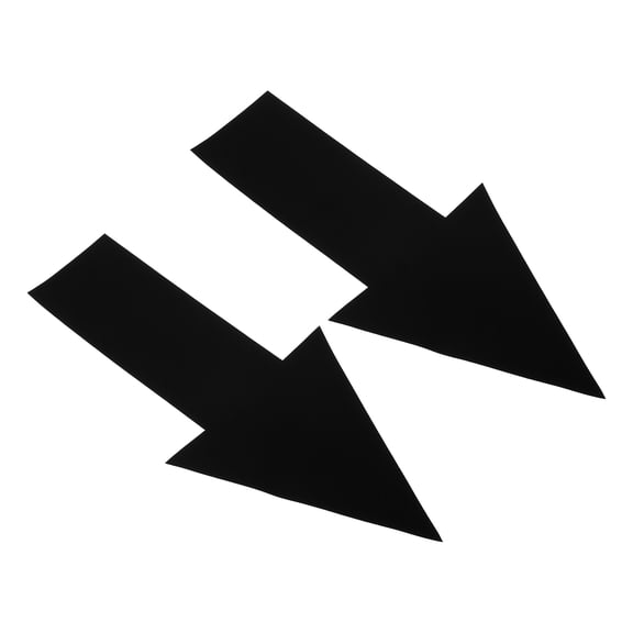 Uxcell Directional Arrow Sticker, 8" Arrow Removable Adhesive Decals for Wall Floor Marking, Black, 20Pack