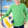 thumbnail image 3 of Fozruso Long Sleeve Breathable Mesh Raglan Tee for Boys Lightweight Kids Top for Daily Wear Play, 3 of 6