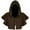 Coffee, variant on Runquan Halloween Cosplay Death Cape for Women Men Unisex Coffee